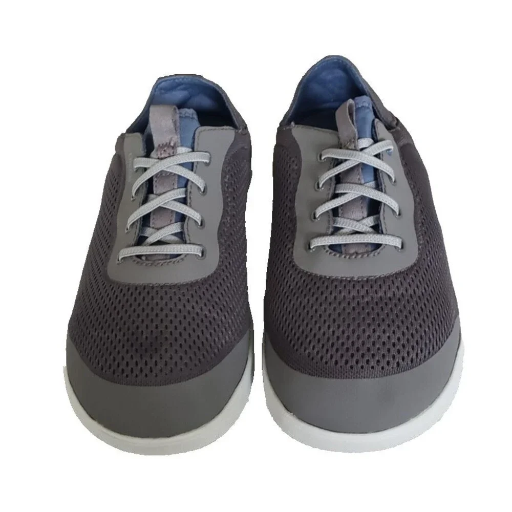 Olukai Moku Pae Mesh Gray Slip On Comfort Shoes Sneakers Men's Size 9.5
